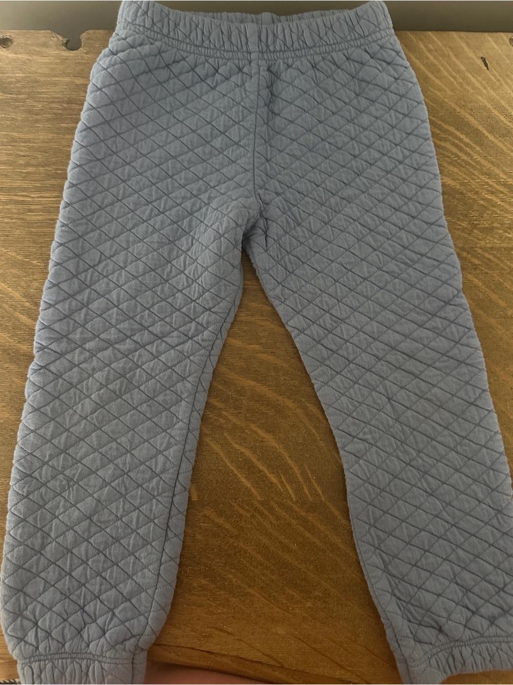 The Beaufort Bonnet Company Quilted Joggers in Light Blue